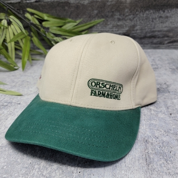 Orscheln Farm & Home | Beige & Green Logo Hat Cap - Picture 1 of 5